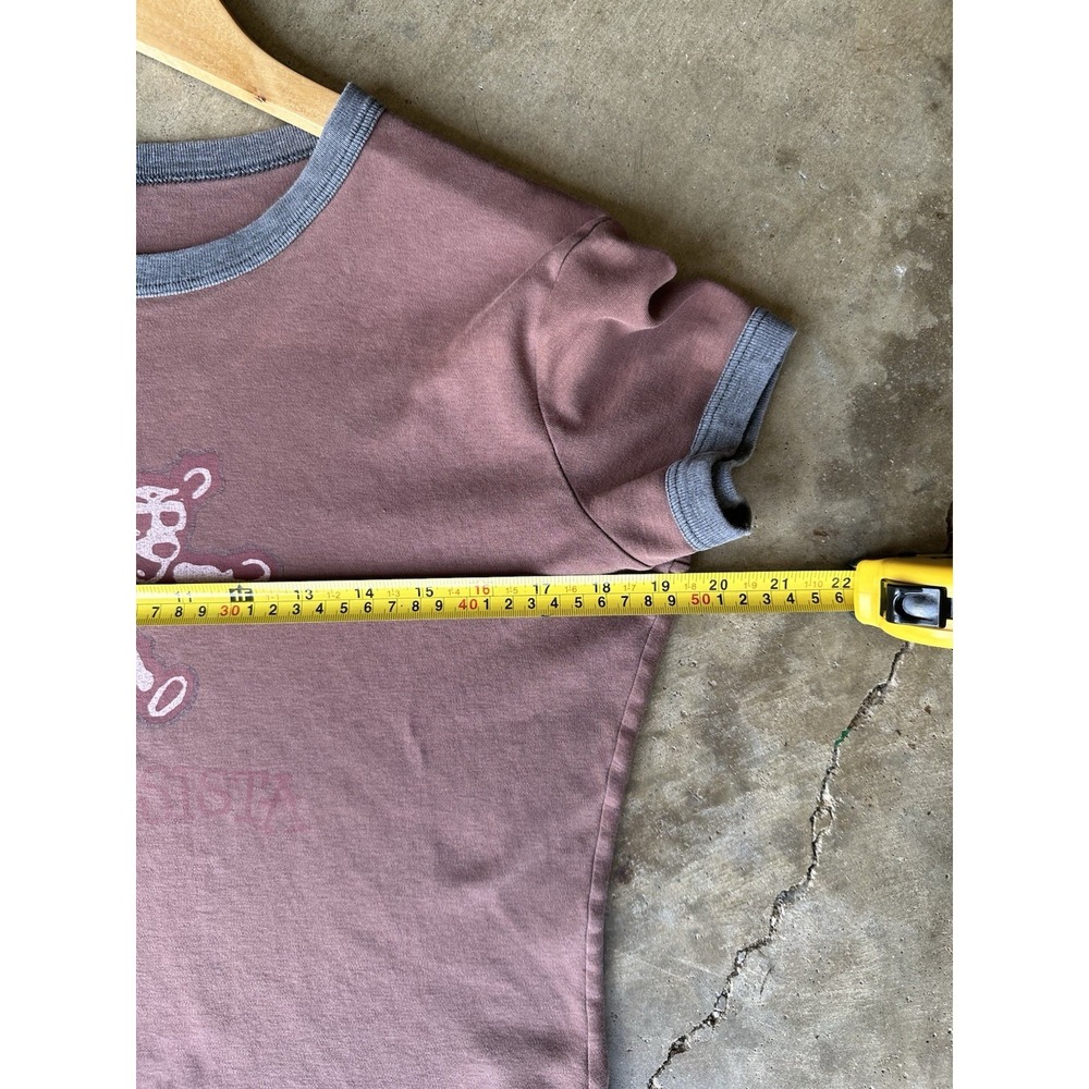Vintage 90s Stussy Sista Garment Co Bear Ringer Tee Size Large - Picture 7 of 8
